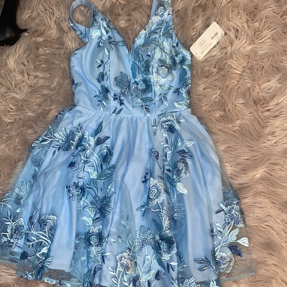 baby blue dress